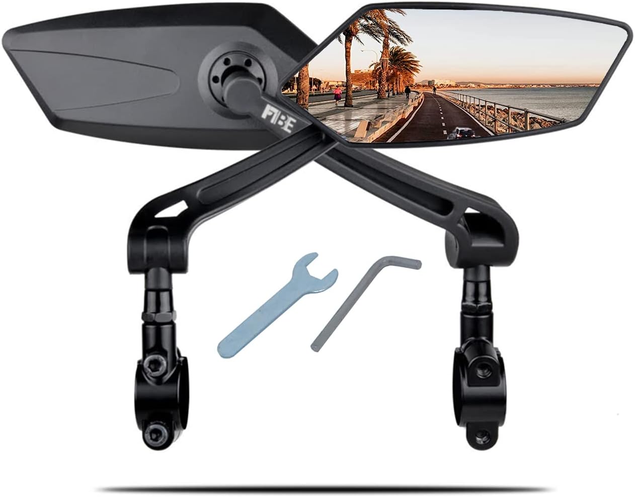 Rétroviseur vélo pour sécurité optimale