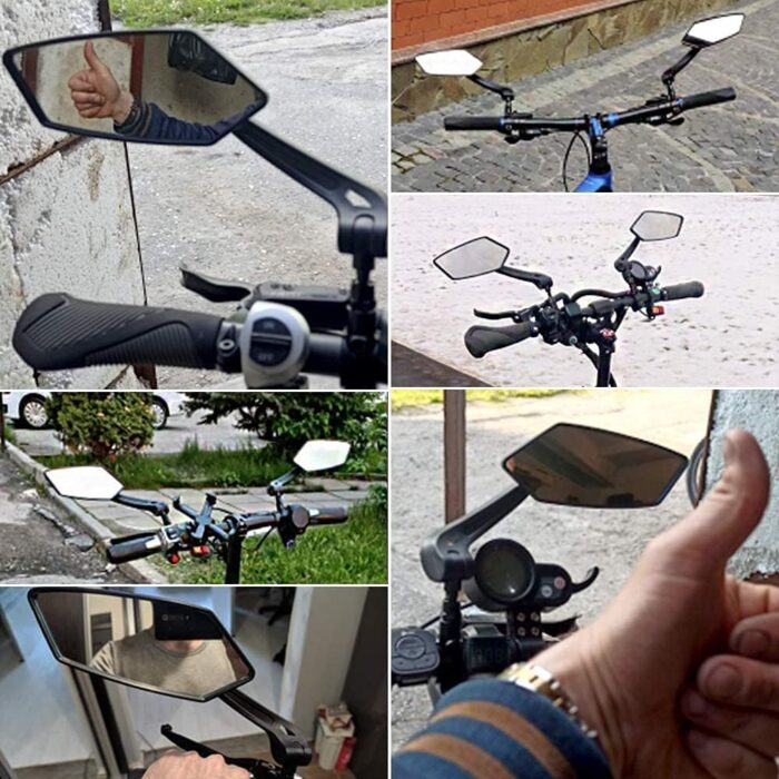 Rétroviseur vélo pour sécurité optimale