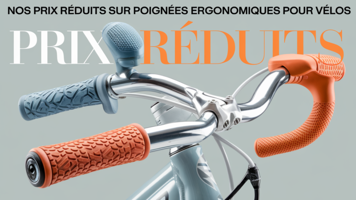 Promo poignées ergonomiques pour vélos