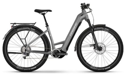 VTC Électrique Haibike Trekking 7 Low Shimano Deore / XT 12V 27.5'' 720Wh Gris / Blanc 2023