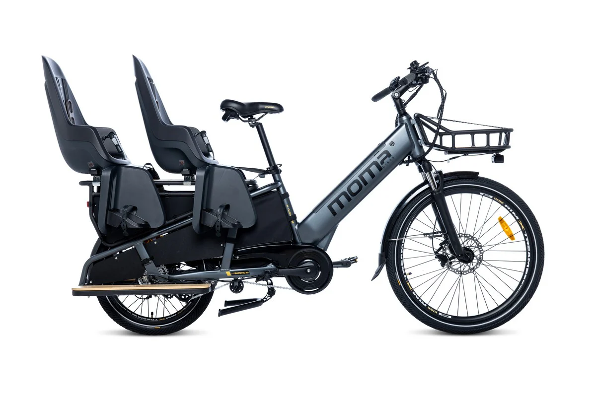 Vélo Électrique Cargo/Longtail Autonomie 100 km