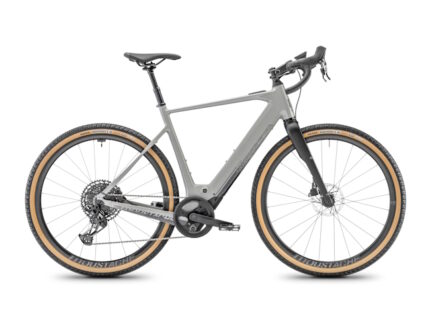 Vélo route électrique Moustache dimanche 29.4 gris silex brillant