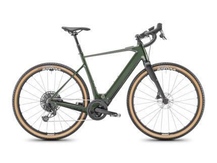 Vélo route électrique Moustache dimanche 29.6 vert sapin brillant