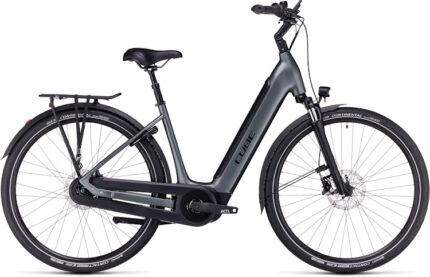Vélo ville électrique Cube supreme hybrid pro 625 easy entry flashgrey´n´black