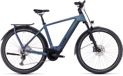 Vélo ville électrique Cube kathmandu hybrid abs 750 smaragdgrey´n´blue