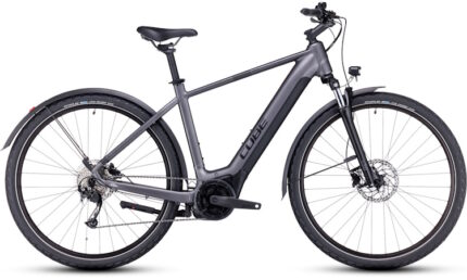 Vélo ville électrique Cube nuride hybrid performance 625 allroad graphite´n´black
