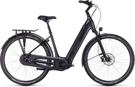 Vélo ville électrique Cube supreme hybrid ex 625 grey´n´black easy entry