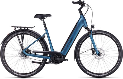 Vélo ville électrique Cube supreme hybrid exc 500 blue´n´black easy entry