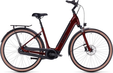 Vélo ville électrique Cube supreme hybrid pro 625 easy entry red´n´black