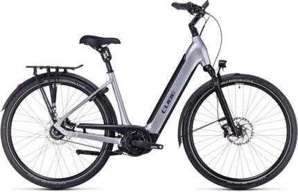 Vélo ville électrique Cube supreme hybrid slx 625 polarsilver´n´black easy entry