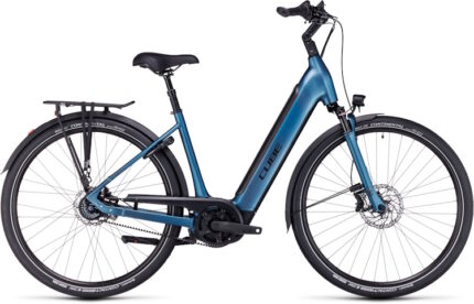 Vélo ville électrique Cube supreme rt hybrid exc 500 blue´n´black easy entry
